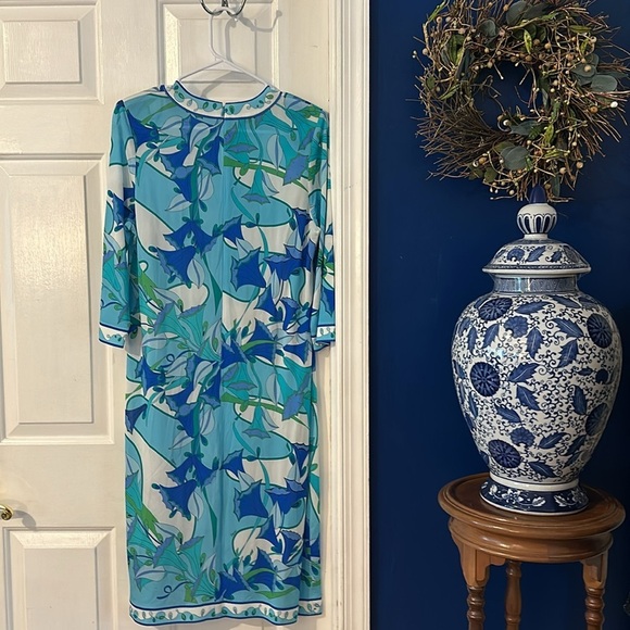 NWT Women’s Averardo Bessi Italian Made Floral Print Dressss Size 12 - Picture 8 of 11